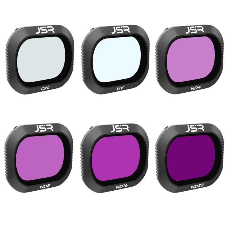 JSR Drone 6 in 1 UV+CPL+ND4+ND8+ND16+ND32 Lens Filter for DJI MAVIC 2 Pro, UV+CPL+ND4+ND8+ND16+ND32 JSR Drone 6 in 1 UV+CPL+ND4+ND8+ND16+ND32 Lens Filter for DJI MAVIC 2 Pro, UV+CPL+ND4+ND8+ND16+ND32